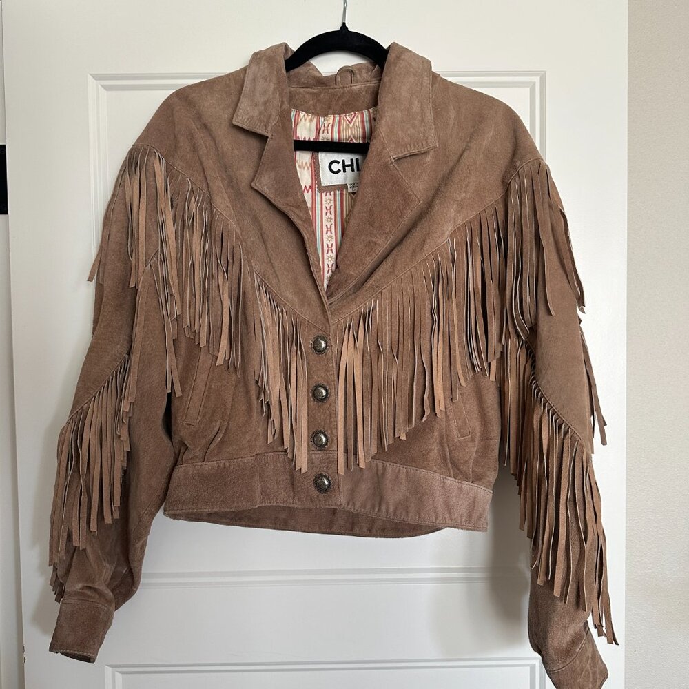 Western Suede Fringe Jacket